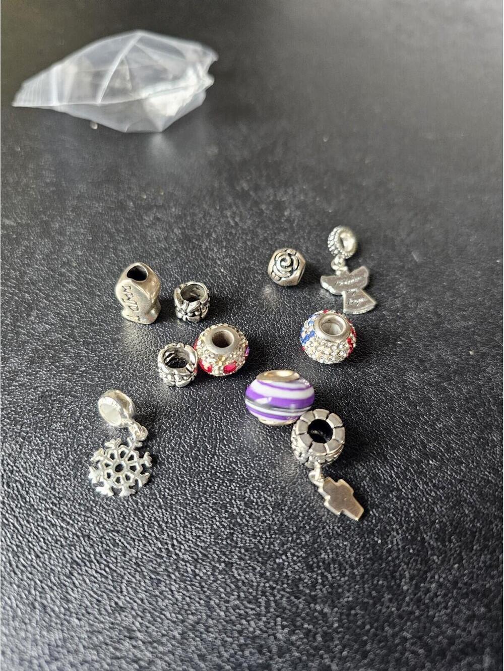 Lot Of 10 European-style bracelets Bead Charms